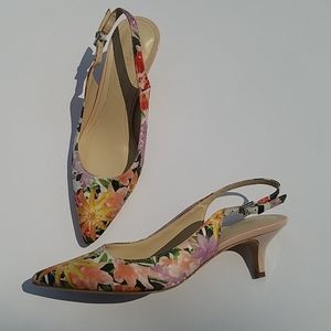 Marc Fisher Tiffani slingbacks sz 6 kitten heel